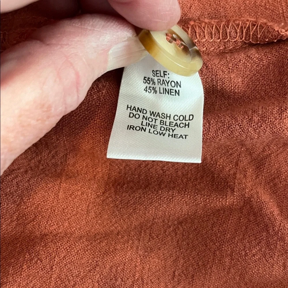 Lulu’s Rust Midi Dress - Picture 11 of 11